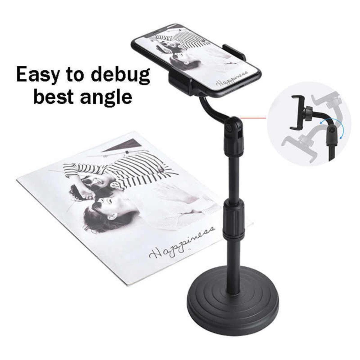Mobile Phone Holder Stand 360 Rotate for Live Streaming Shoot YouTube TikTok Video Round Base Smartphone – Mobile Stand
