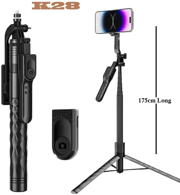 K28 Long Selfie-Stick with Tripod