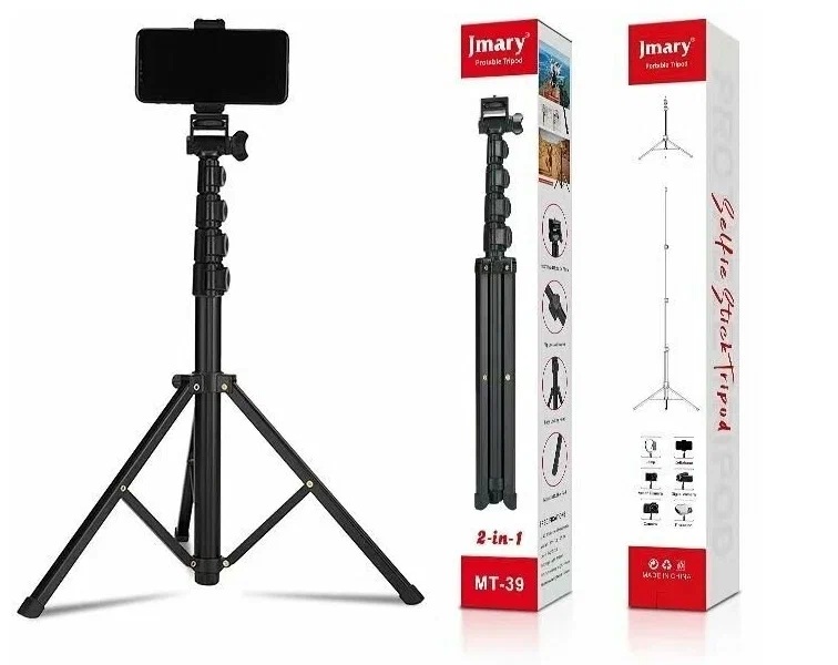 🔴JMARY KP-2206 Camera Selfie Stick Tripod
