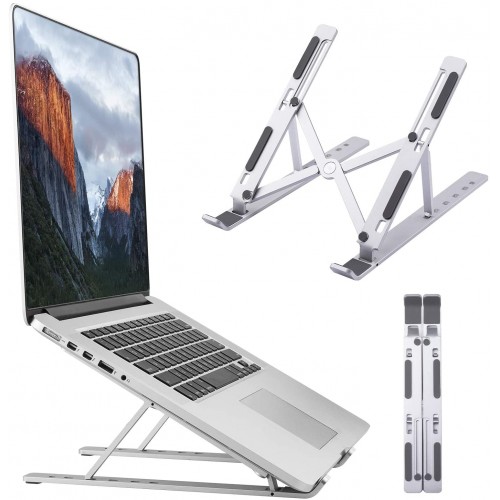 🔴 Adjustable & Foldable 10" to 17.5" 6 Angles Travel Laptop Stand